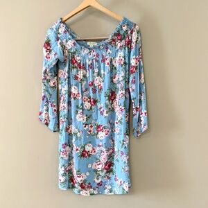 Ultra Flirt size small off-the-shoulder blue dress